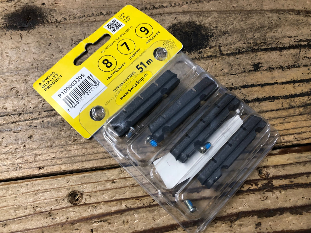 KG879 スイスストップ SwissStop Flash EVO BLACK PRINCE FOR CARBON RIMS ブレーキパッド SRAM SHIMANO用
