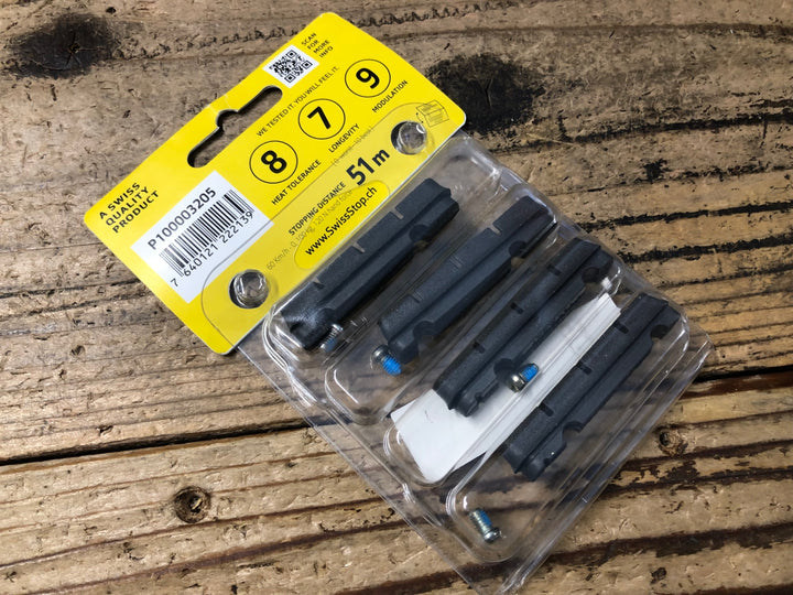 KG879 スイスストップ SwissStop Flash EVO BLACK PRINCE FOR CARBON RIMS ブレーキパッド SRAM SHIMANO用