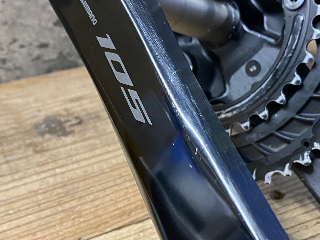 JZ518 シマノ SHIMANO 105 FC-R7100 クランクセット 170mm 50/34T ※傷