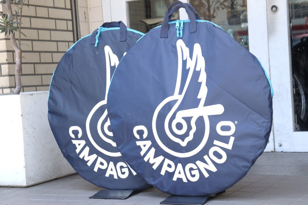 カンパニョーロ CAMPAGNOLO ホイールバッグ 中綿入り 2枚セット ネイビー 【横浜店】