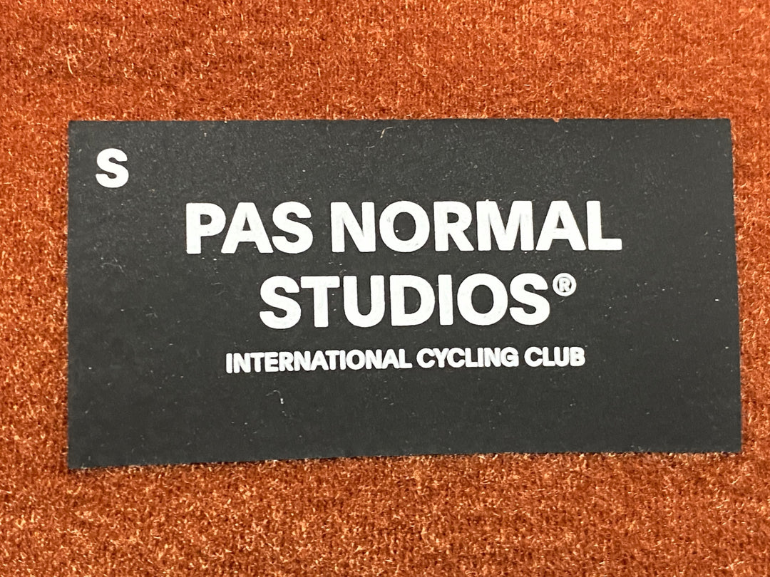 JY480 パスノーマルスタジオ PAS NORMAL STUDIOS Mechanism Thermal Long Sleeve Jersey 長袖 サイクルジャージ オレンジ スカイブルー S 裏起毛