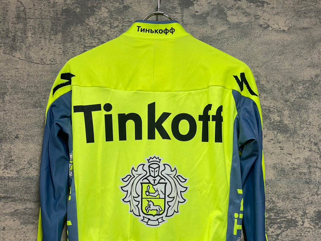 KJ867 スポーツフル sportful 裏起毛 長袖 サイクルジャージ 黄 M TINKOFF