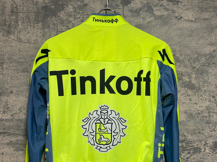 KJ867 スポーツフル sportful 裏起毛 長袖 サイクルジャージ 黄 M TINKOFF