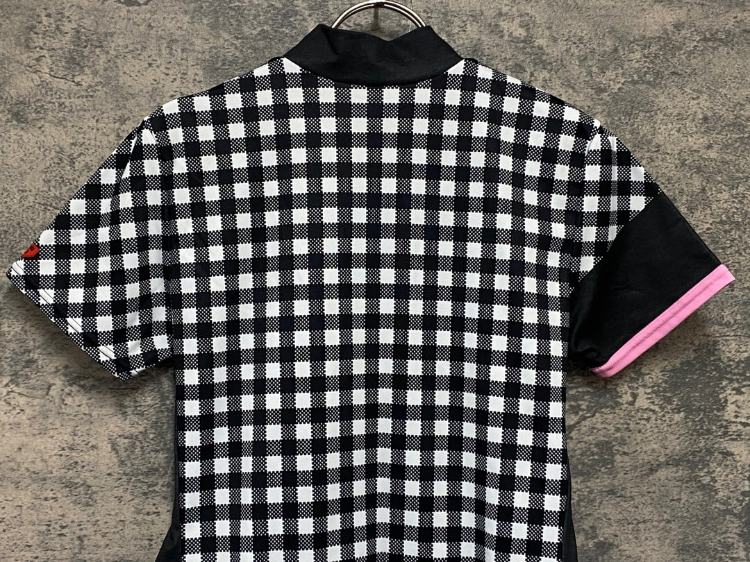 KL675 パールイズミ PEARL iZUMi 半袖 サイクルジャージ 白黒 M レディース