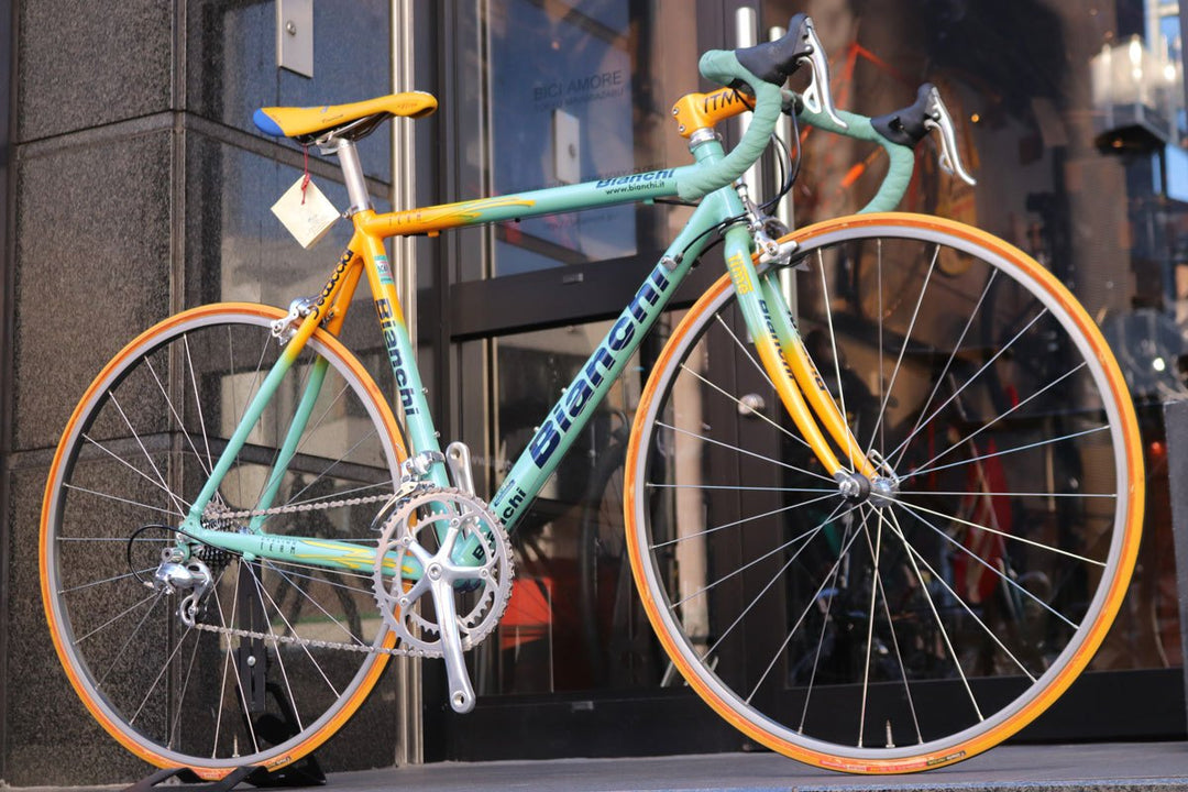 ビアンキ Bianchi メガプロ MEGA PRO XL ジロデイタリア 101台限定車 1999 53サイズ カンパニョーロ レコード スカンジウム ロードバイク 【東京南麻布店】