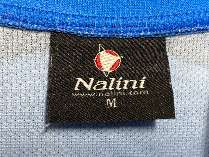 KK004 ナリーニ NALINI 長袖 サイクルジャージ 青 M ※背面ポケットに穴あり