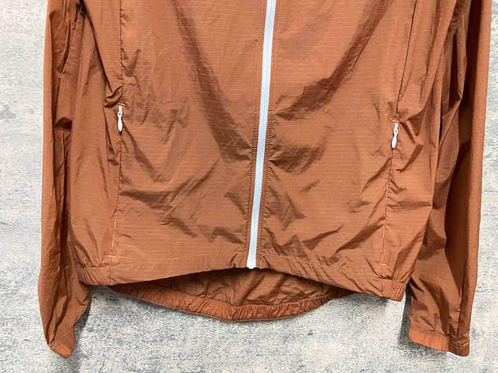 KC331 カフェドシクリステ Cafe du Cycliste IRISIA WOMEN 長袖 ウィンドブレーカー 茶 XS