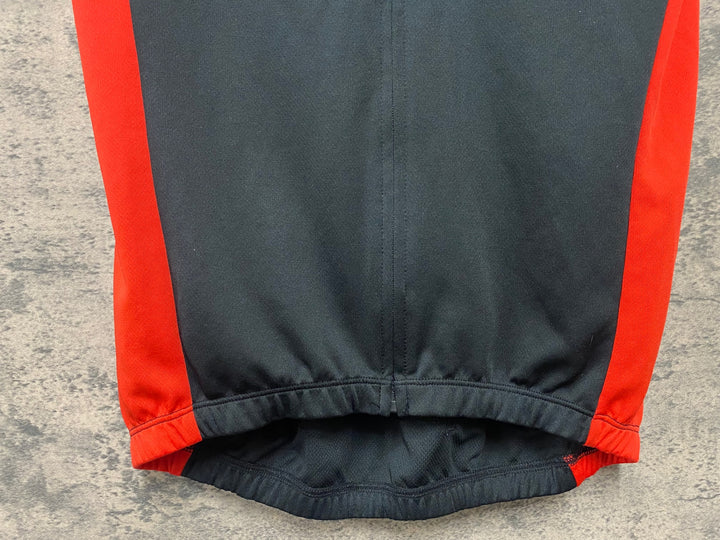 JH917 ルコックスポルティフ le coq sportif 半袖 サイクルジャージ 黒 S