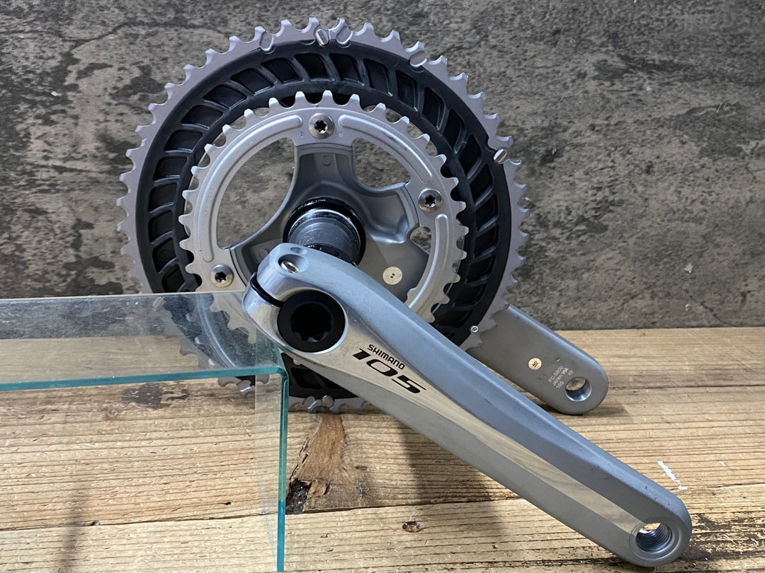 KI380 シマノ SHIMANO 105 FC-5800 クランクセット シルバー 50/34T 165mm BB付属