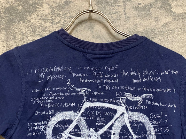 JS112 サイコロジー CYCOLOGY 半袖 Tシャツ 紺 レディース S