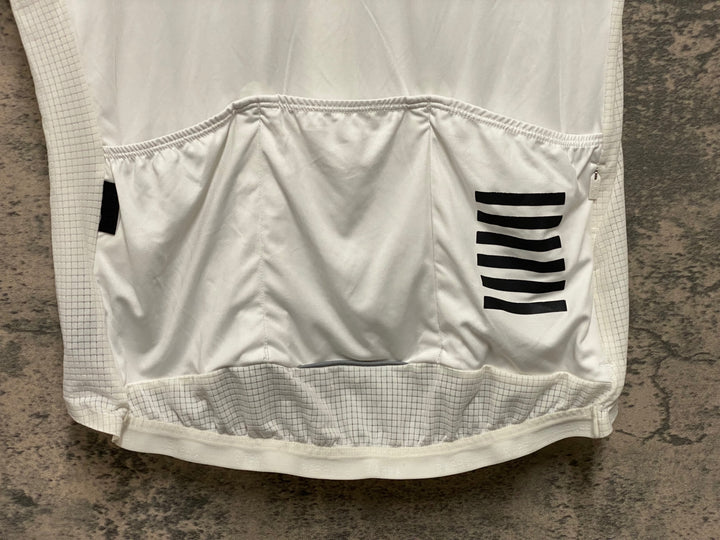 KE794 ラファ Rapha PRO TEAM FLYWEIGHT JERSEY 半袖 サイクルジャージ 白 M