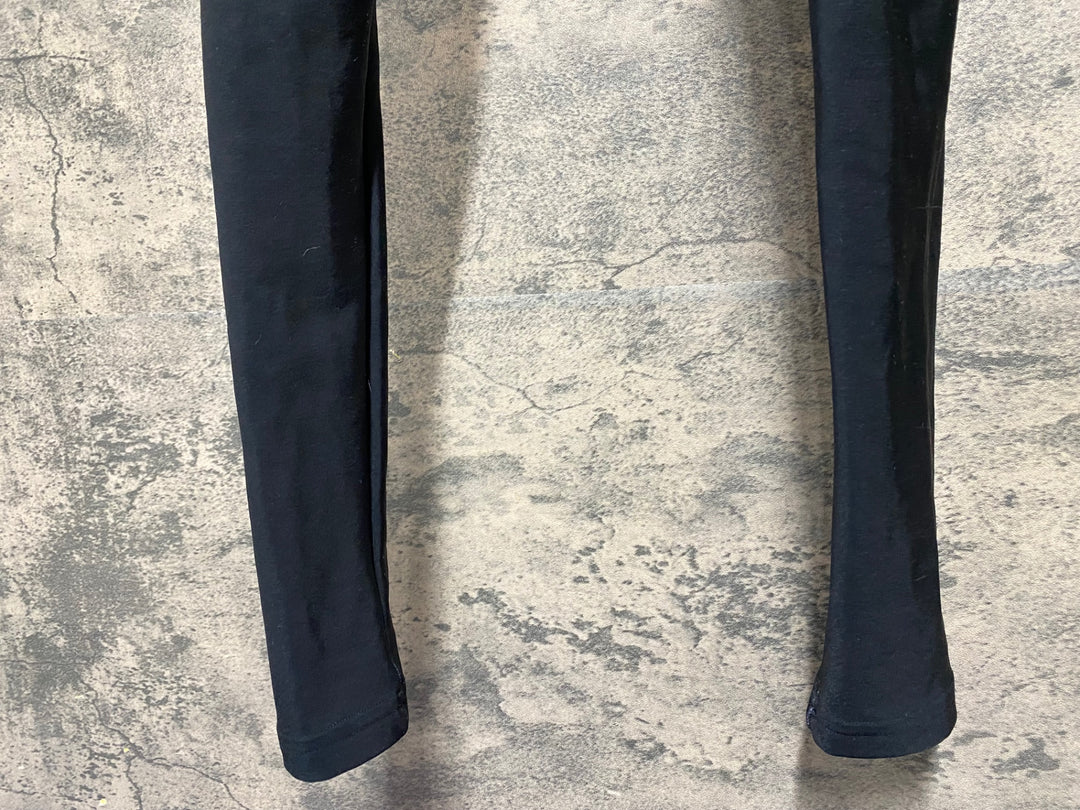 KH939 ジェッセージ GSG レディース ビブタイツ 黒 S 裏起毛