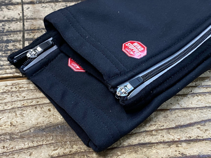 JX332 シマノ SHIMANO レッグウォーマー 黒 L WINDSTOPPER