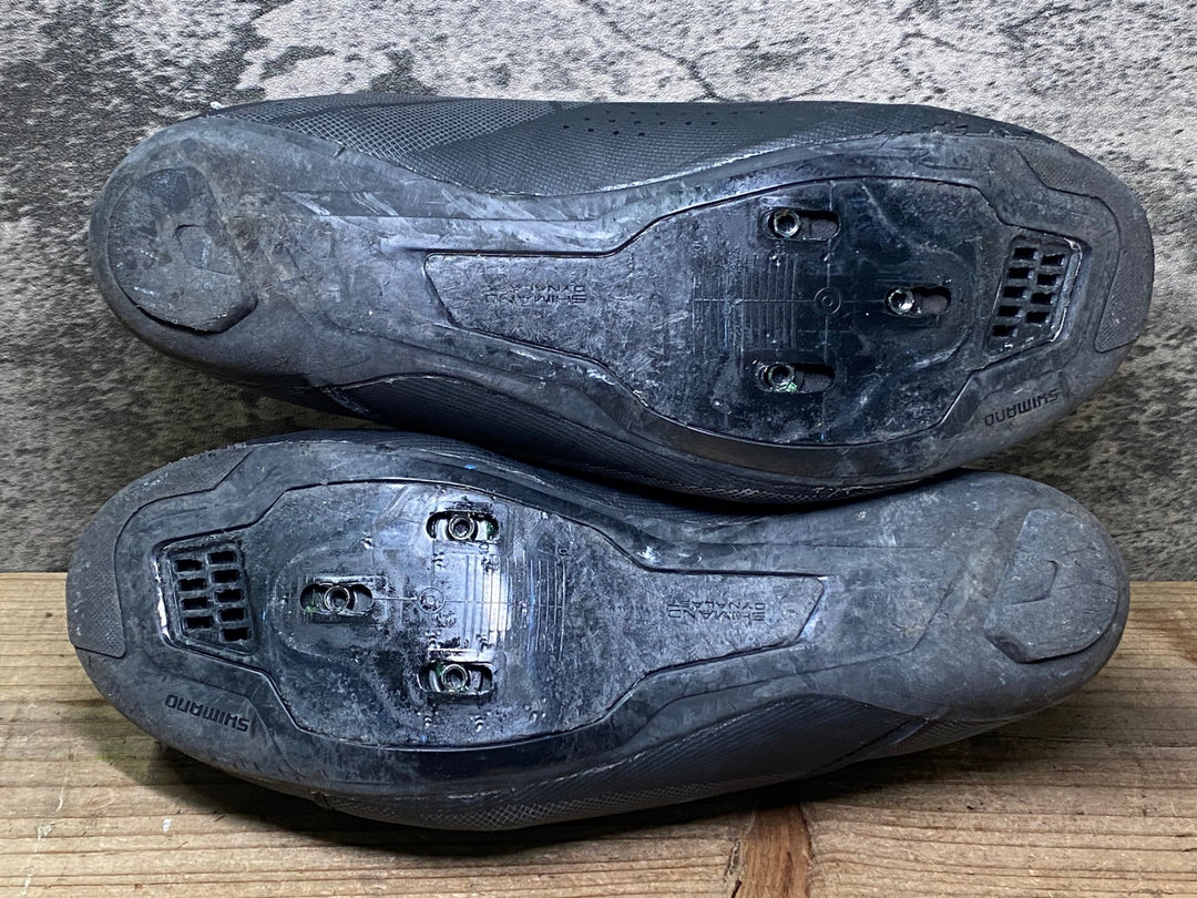 JO863 シマノ SHIMANO RC3 SHRC300M L01 E ビンディングシューズ 3穴 BOA 黒 EU41