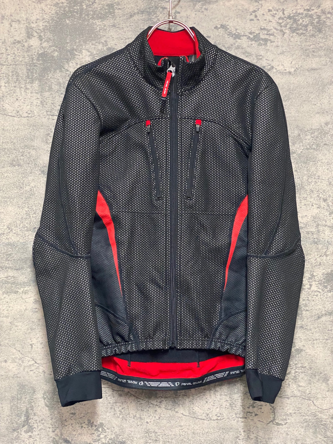 KD552 パールイズミ PEARL iZUMi 長袖 サイクルジャケット 黒 WIND BREAK TITANIUM M