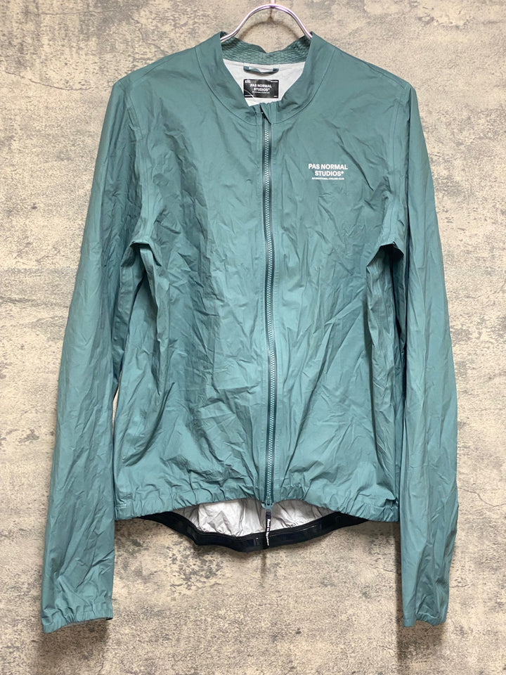 KQ975 パスノーマルスタジオ PAS NORMAL STUDIOS PERTEX RAIN JACKET 長袖 レインジャケット ミントグリーン XXL
