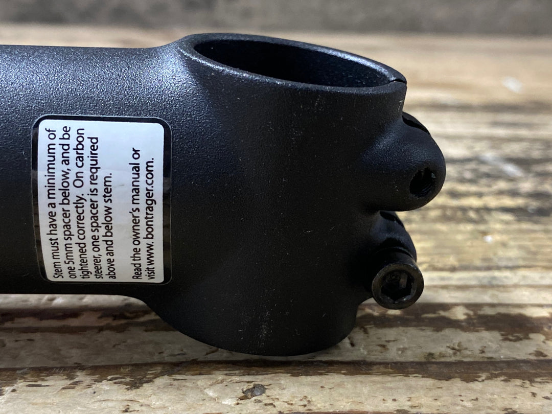 JQ655 ボントレガー BONTRAGER ELITE BLENDR STEM アルミステム 黒 100mm Φ31.8 OS 7°