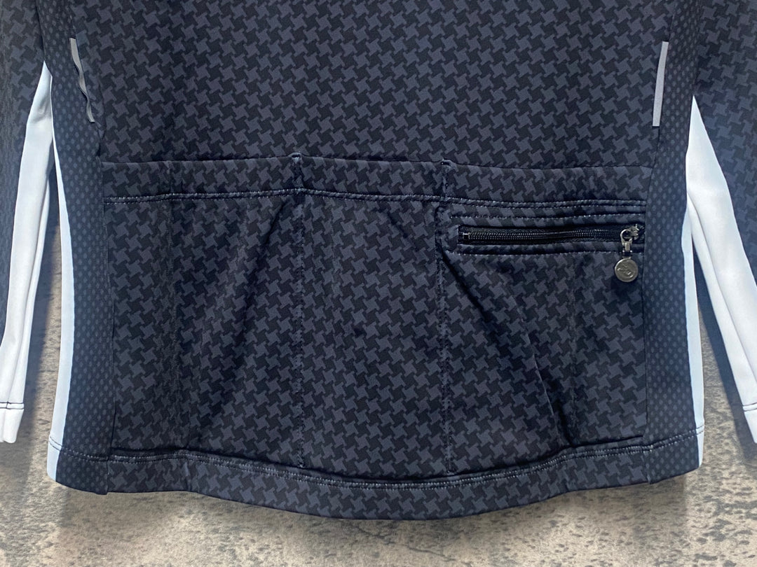 JV954 レリック reric Women's Grace Long Sleeve Jersey 長袖サイクルジャージ 黒 S 裏起毛 レディース