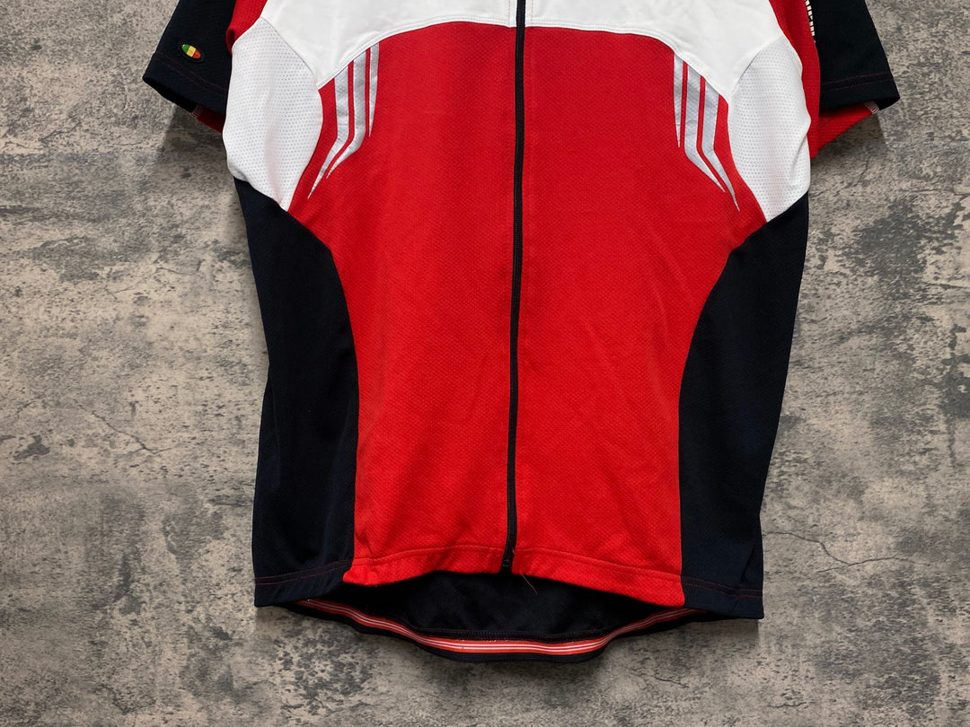 JV395 バイシクルライン Bicycle Line 半袖 サイクルジャージ 赤 XL