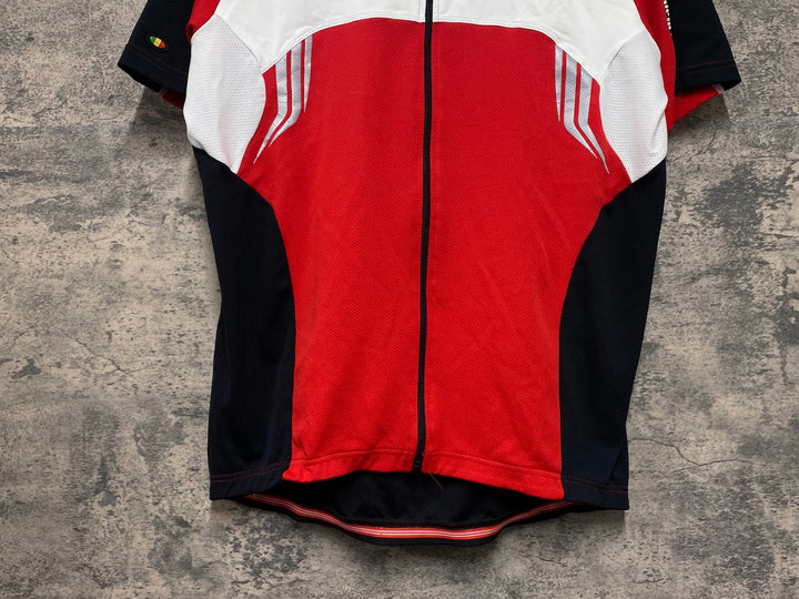 JV395 バイシクルライン Bicycle Line 半袖 サイクルジャージ 赤 XL