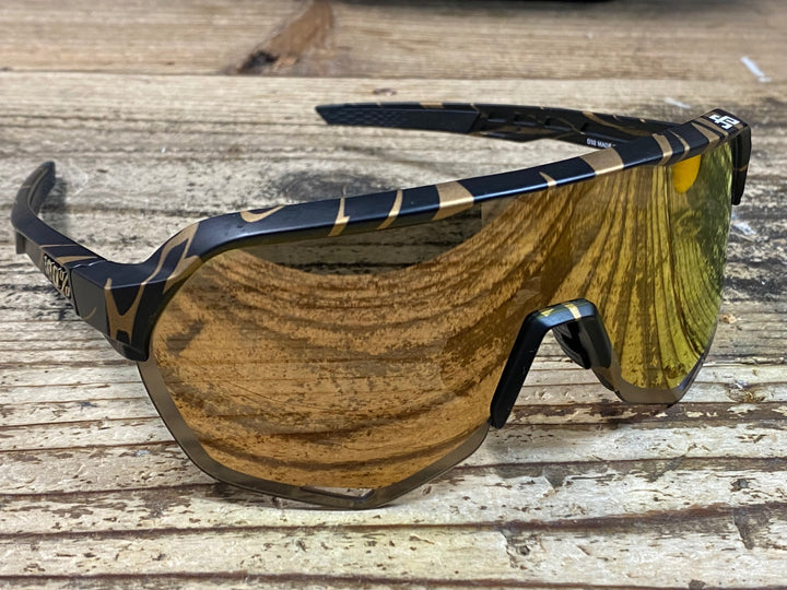 JU701 100％ S2 サングラス Perter Sagan LE Metallic Gold Flake 黒 金 HiPERレンズ クリアレンズ付属