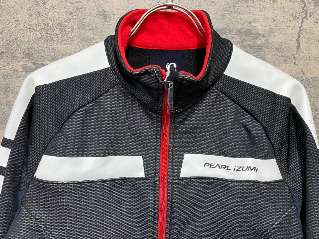 KC565 パールイズミ PEARL iZUMi 長袖 サイクルジャケット 黒 M 裏起毛 WINDBREAK