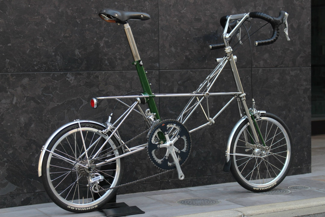 アレックスモールトン Alex Moulton AM-GT 分割式 シマノ デュラエース 7400 8S ステンレス 17インチ 小径車 ミニベロ 【福岡店】