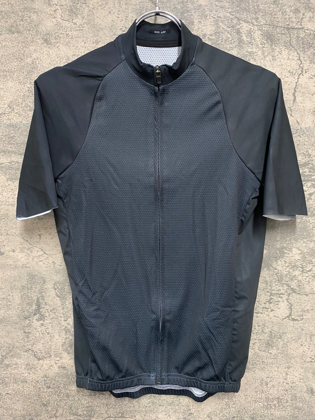 JQ101 ビオレーサー BiORACER 半袖 サイクルジャージ黒 3/M