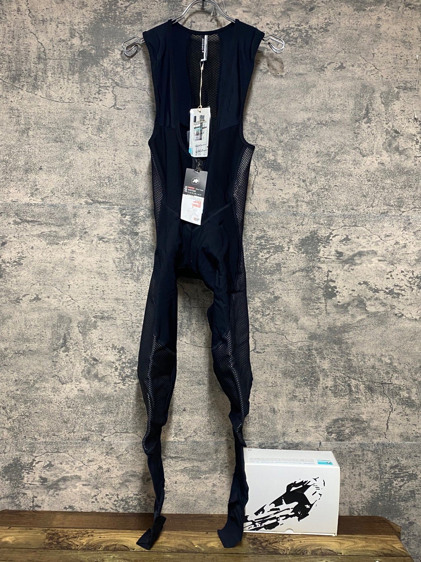 ASSOS T. Mille ビブタイツ M ブラック　裏起毛 ASSOS〉MILLE GT WINTER BIB TIGHTS ビブ タイツ C2 _BlackSeries