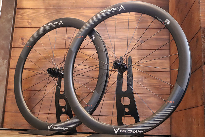 ヴェロマーン Velomann V50R Carbon カーボン チューブレスレディ ホイールセット シマノ 12/11S 【東京南麻布店】