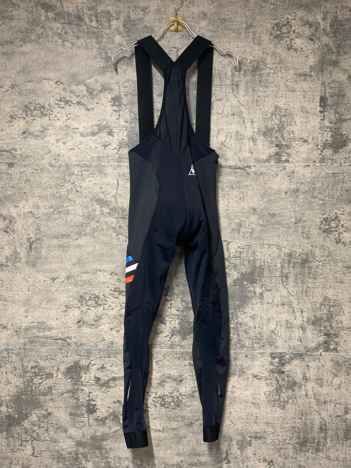 KH046 ルコックスポルティフ le coq sportif 裏起毛 ビブタイツ 黒 M