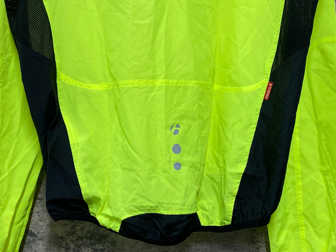 JS543 ボントレガー BONTRAGER RACE WINDSHELL JACKET 長袖 ウインドブレイカー 黃 USA:S EU:M