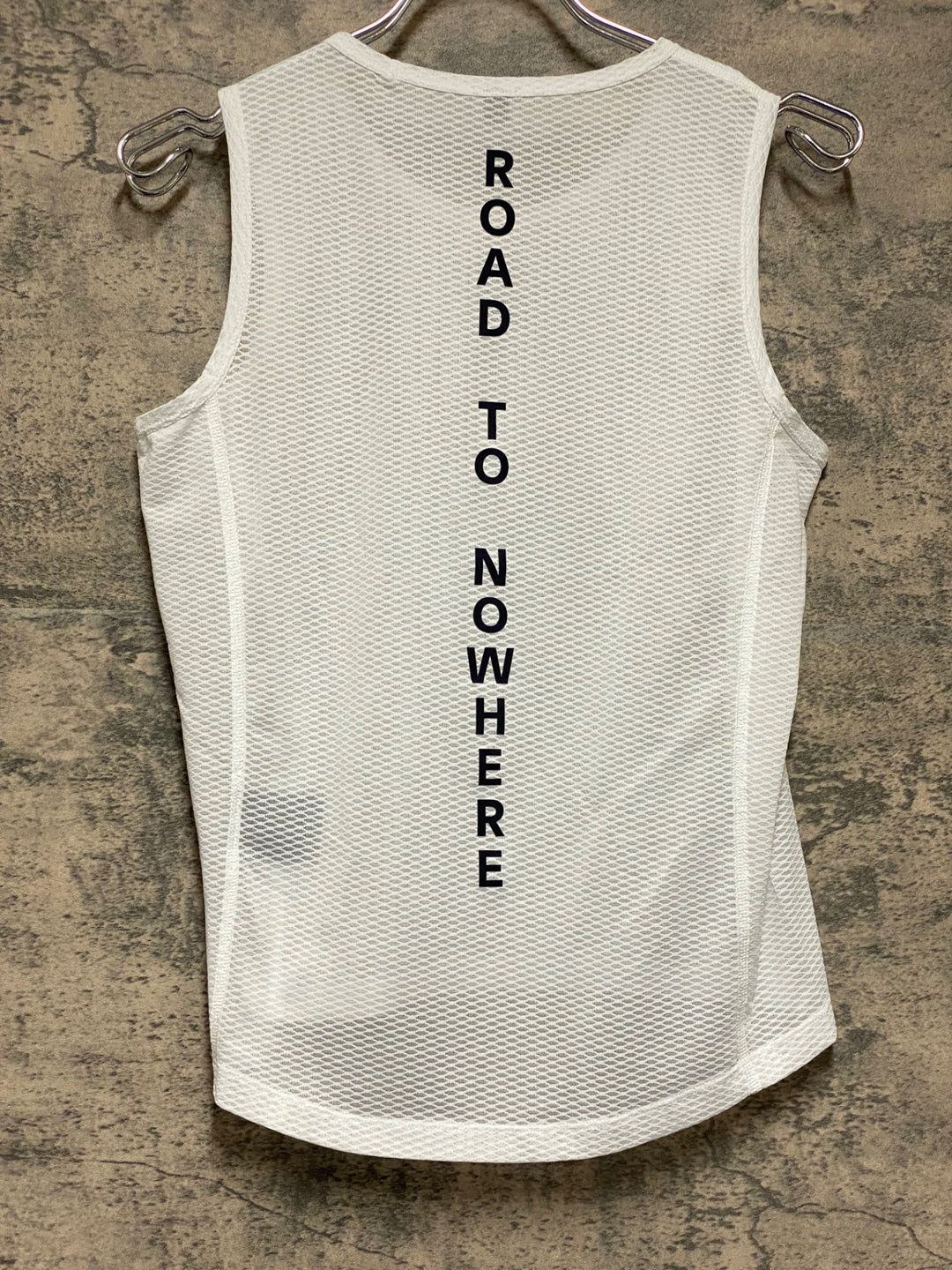 KM709 パスノーマルスタジオ PAS NORMAL STUDIOS SLEEVELESS BASELAYER ノースリーブ ベースレイヤー 白 S メッシュ