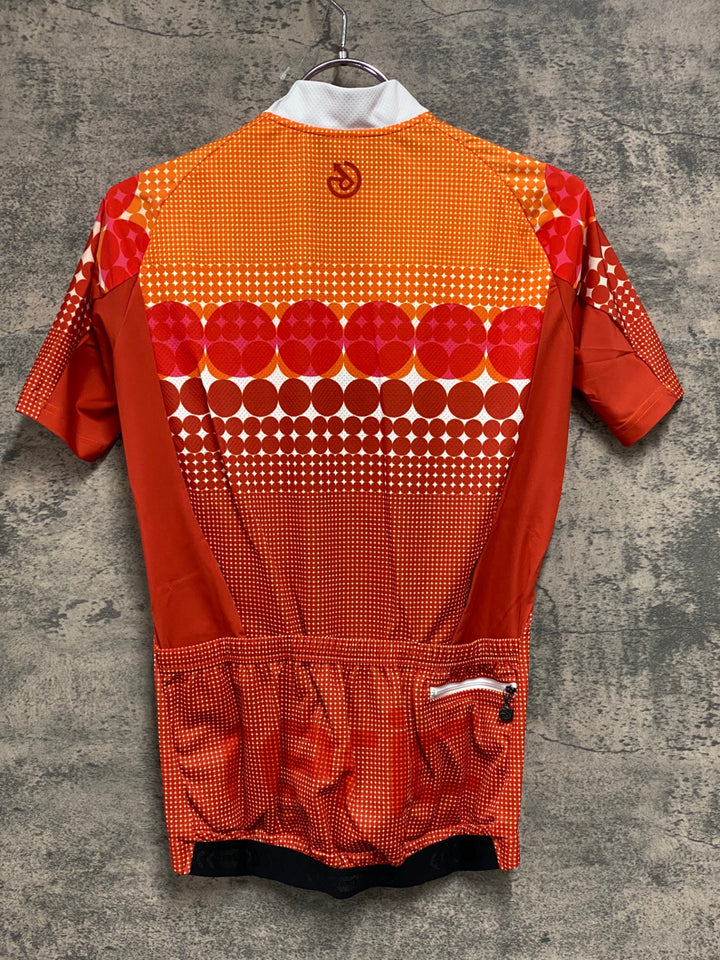 JV968 レリック reric Porca Standerd Jersey 半袖サイクルジャージ オレンジ S