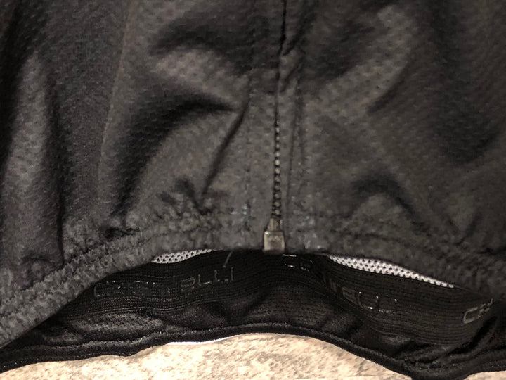 JJ814 カステリ CASTELLI 半袖 サイクルジャージ 黒 L