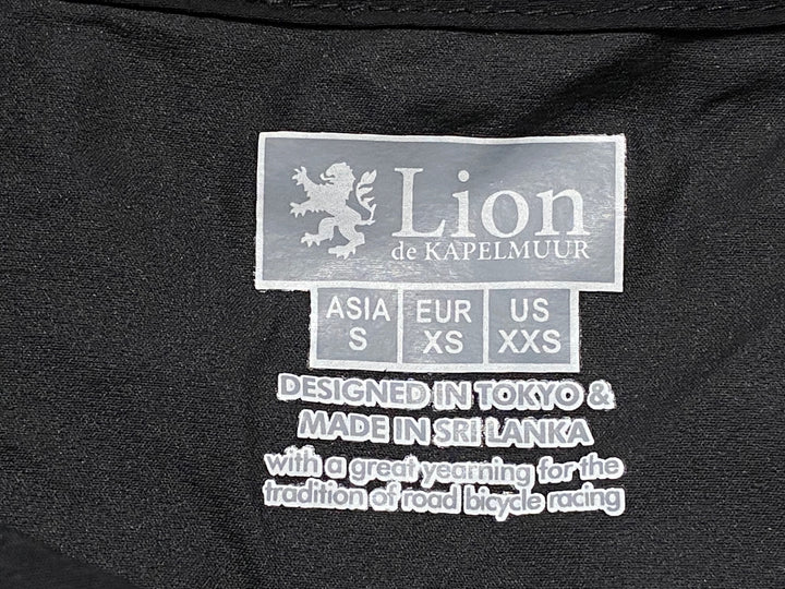 KD295 リオンドカペルミュール Lion de KAPELMUUR ジレ サイクルベスト 黒 S