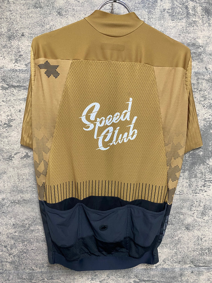 KR253 アソス Assos Equipe RS Jersey S11 Speed Club 24 半袖 サイクルジャージ 黒 カーキ L