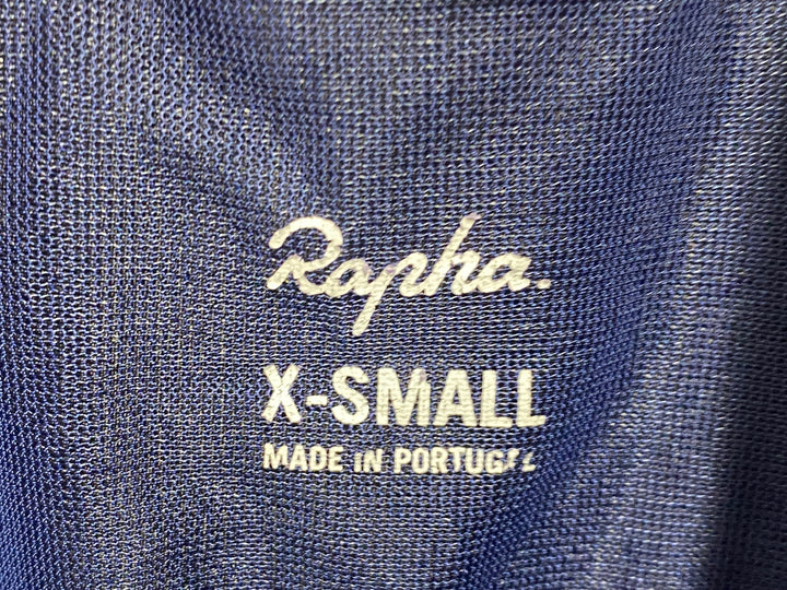 KE376 ラファ Rapha FLYWEIGHT BIB SHORTS ビブショーツ XS 黒紺 プリント薄れ