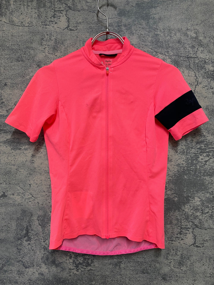 KR344 ラファ RAPHA WOMEN’S FLYWEIGHT JERSEY 半袖 サイクルジャージ XXS ピンク