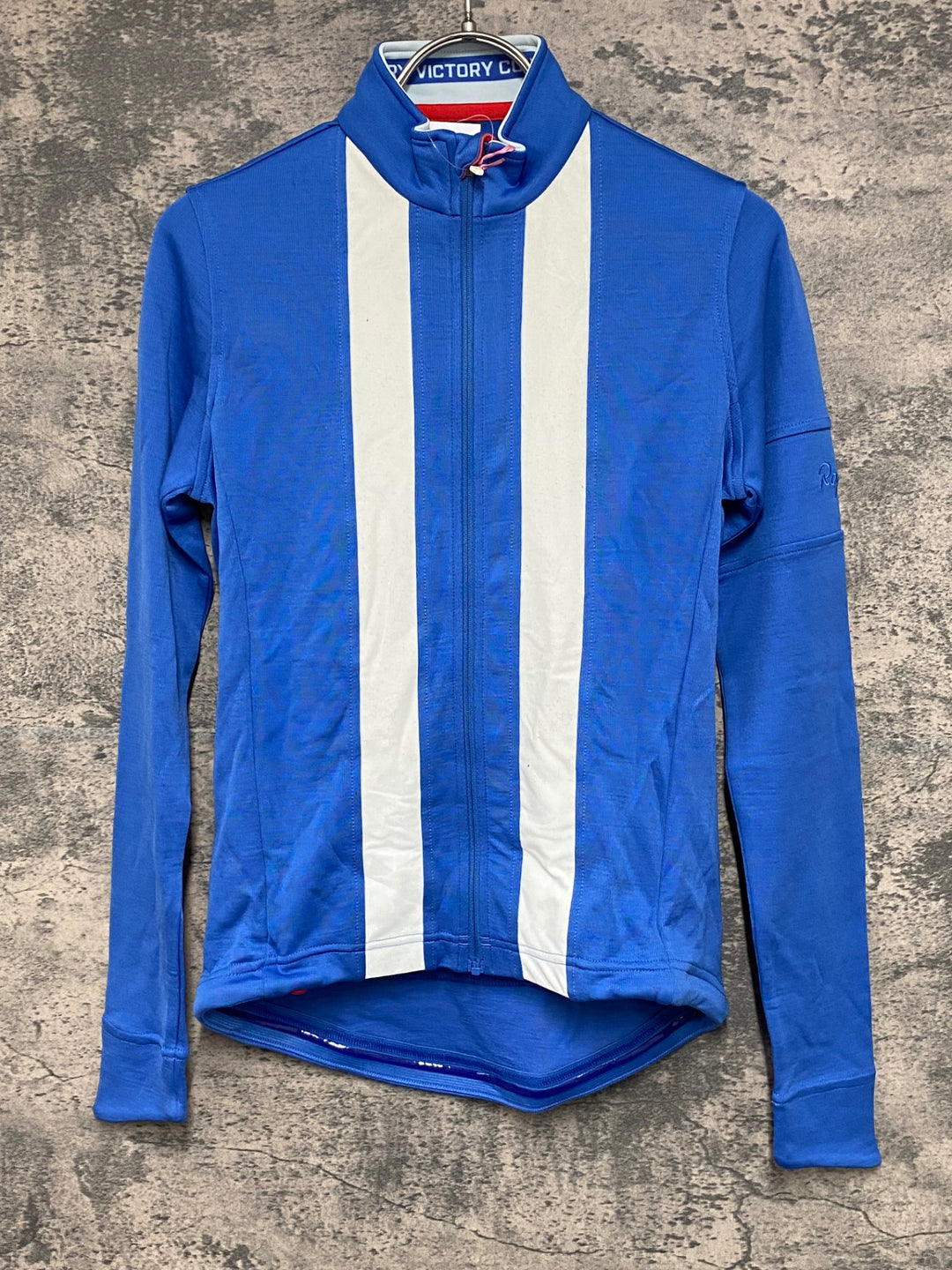 KA225 ラファ Rapha CARPENTER JERSEY 長袖 サイクルジャージ 青 XS