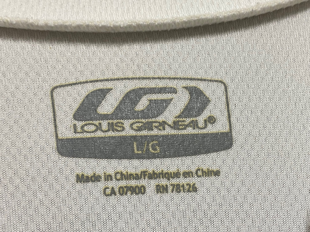 KB086 ルイガノ LOUIS GARNEAU 半袖 サイクルジャージ 白 L/G
