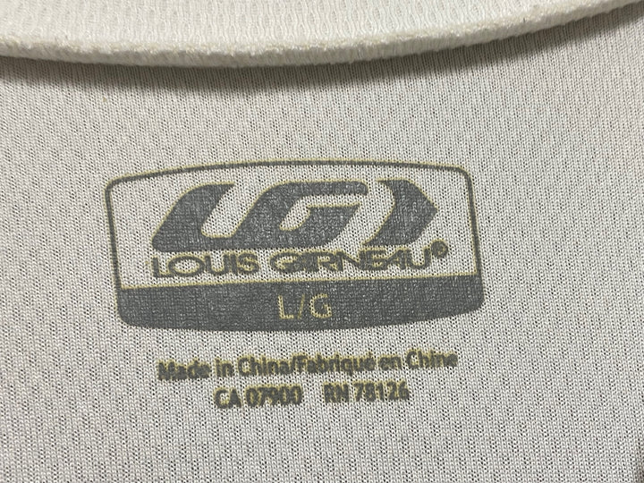 KB086 ルイガノ LOUIS GARNEAU 半袖 サイクルジャージ 白 L/G