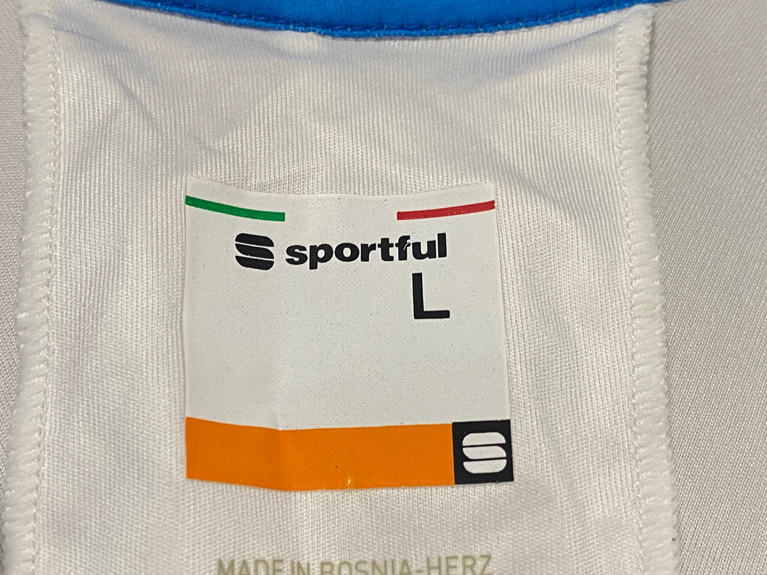 KJ817 スポーツフル sportful 半袖 サイクルジャージ 白 L TINKOFF