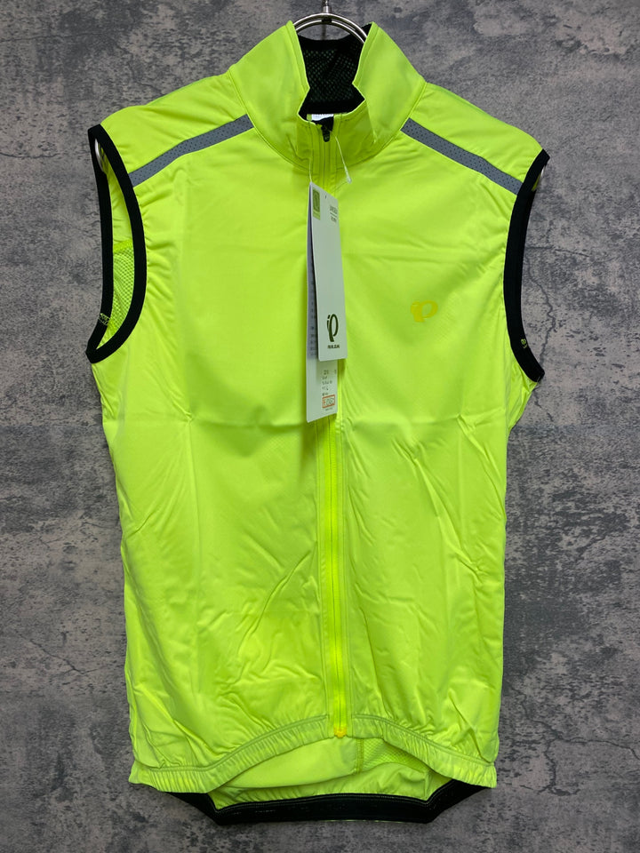 JQ732 パールイズミ PEARL iZUMi ジレ サイクルベスト 黄 L