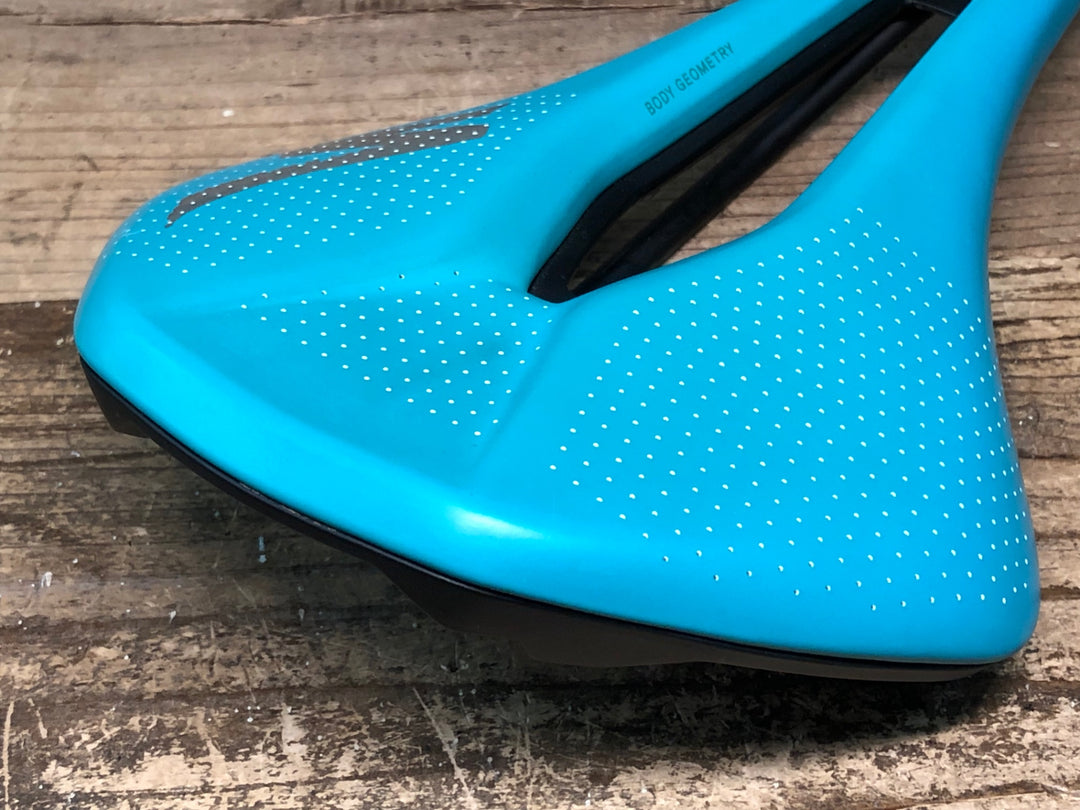 JF085 スペシャライズド SPECIALIZED パワー POWER ARC サドル ターコイズ Hollow Ti レール 155mm