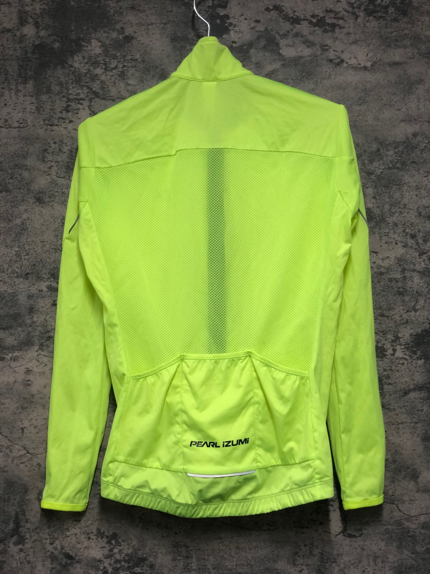 JV077 パールイズミ PEARL iZUMi 長袖 ウインドブレイカー イエロー XS