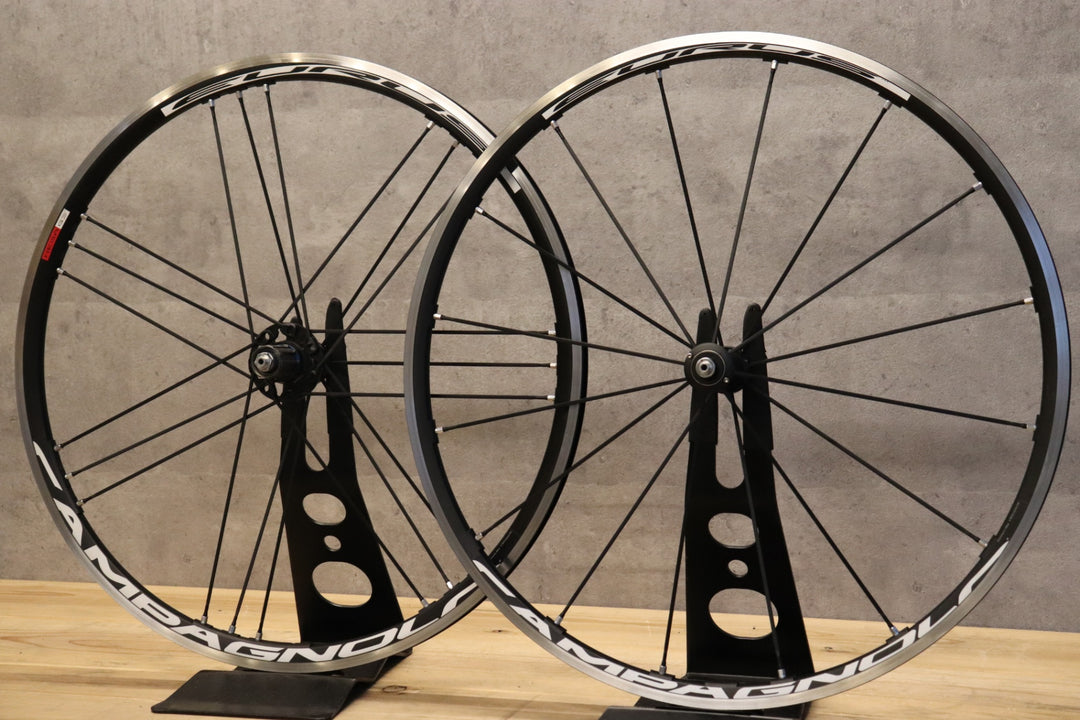 カンパニョーロ CAMPAGNOLO ユーラス EURUS MEGA G3 アルミ クリンチャー ホイールセット シマノ11/12S 【さいたま浦和店】