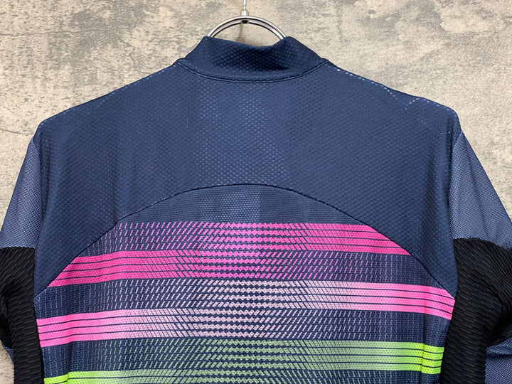 KE517 カステリ CASTELLI 半袖 サイクルジャージ 紺 L