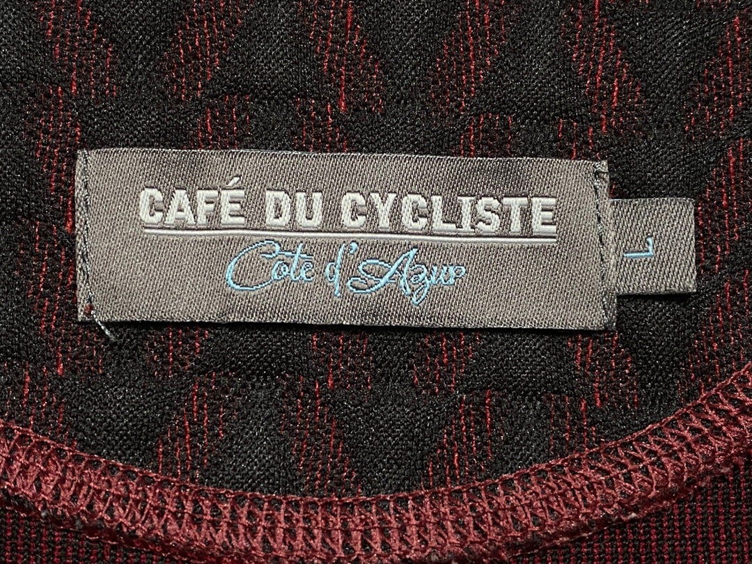 JP998 カフェドシクリステ Cafe du Cycliste AUDAX IRMA MEN 長袖 サイクルジャージ 赤 L