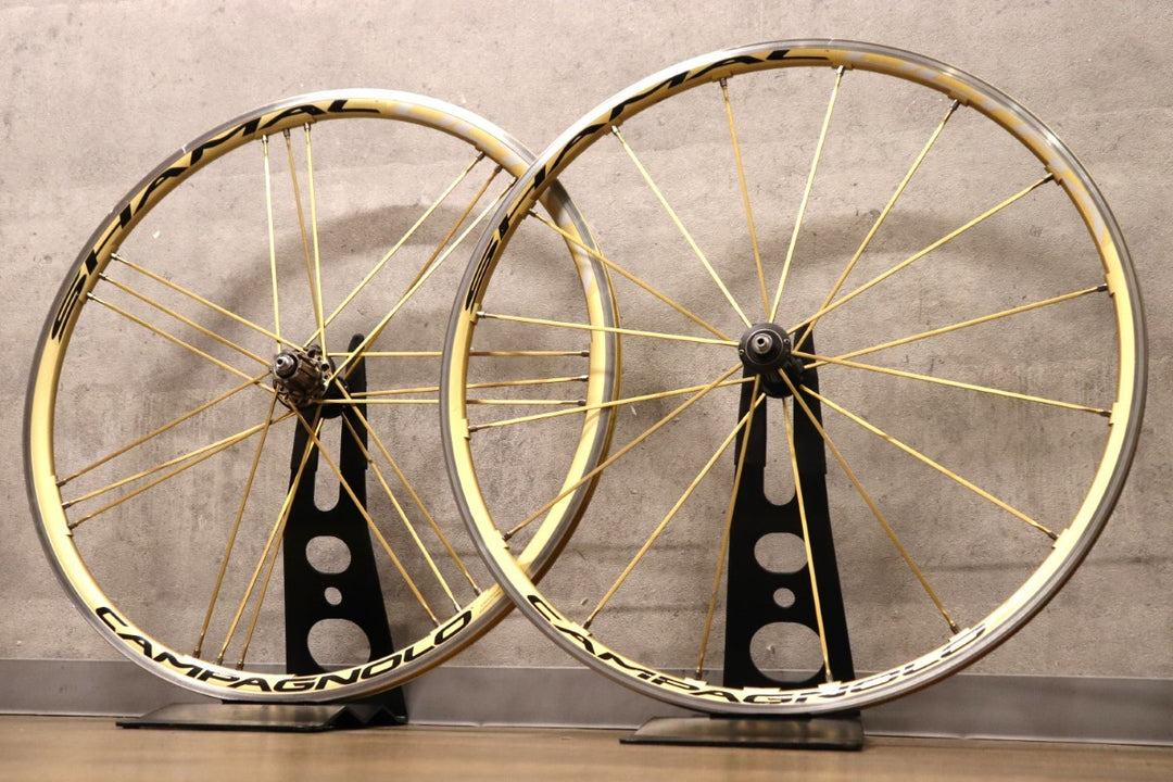 カンパニョーロ Campagnolo シャマルウルトラ SHAMAL ULTRA GOLD アルミ クリンチャー ホイールセット カンパ 12/11S ナローリム【さいたま浦和店】